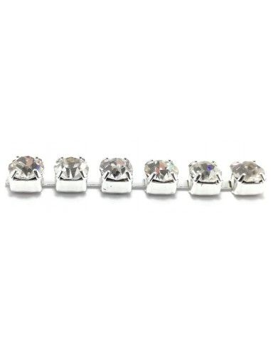 Catena Strass ss 29 Crystal-Silver -... Catena Strass ss 29 Crystal-Silver -...