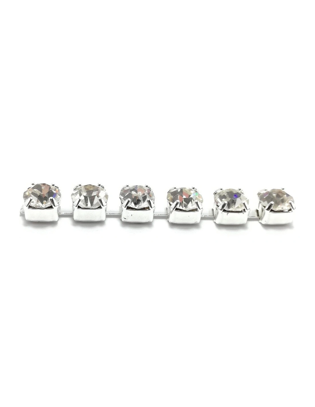 Catena Strass ss 29 Crystal-Silver - 20 CM - Catene strass