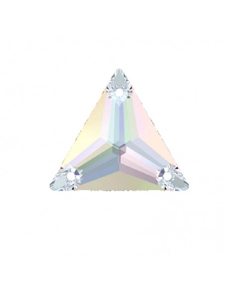 Pietra Triangolo Swarovski mm 22 Crystal AB - 1PZ Pietra Triangolo Swarovski mm 22 Crystal AB - 1PZ