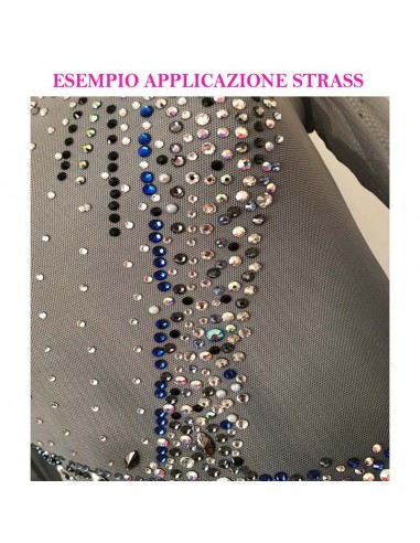 esempio applicazione Strass GT Crystal Termoadesivo ss 20  Lt. Bl. Diamond - 144PZ  Rhinestones Hotfix esempio applicazione Strass GT Crystal Termoadesivo ss 20  Lt. Bl. Diamond - 144PZ  Rhinestones Hotfix