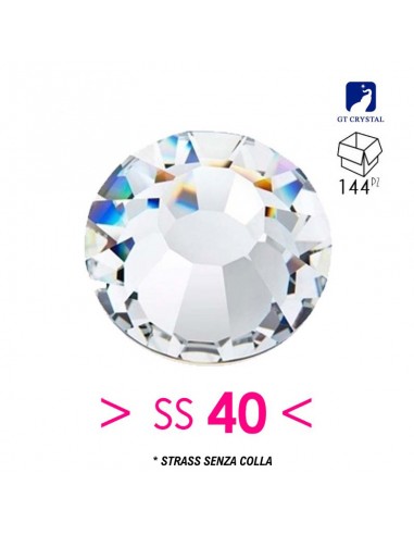 Strass GT Crystal senza colla ss 40 Crystal - 144PZ