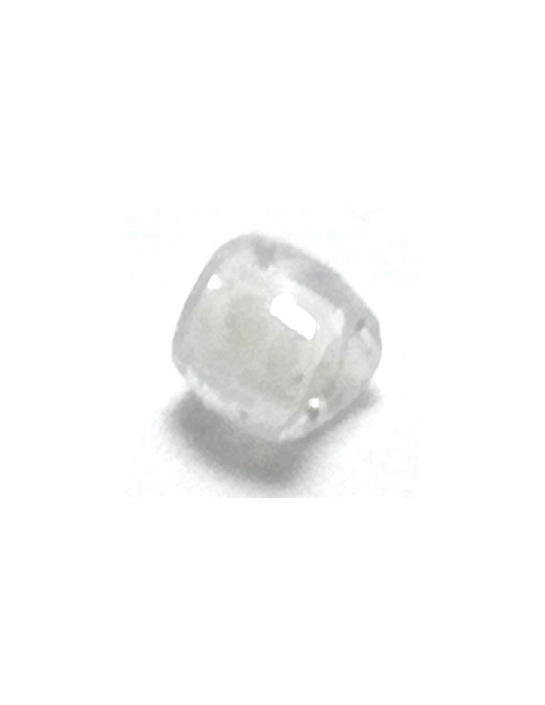 Cannetta Preciosa 3 tagli 10/0 (2.3 mm) Crystal Smalto Int. Bianco - 100GR - Corallini e canottiglie