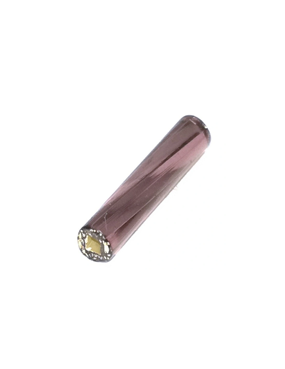 Cannetta Preciosa Attorcigliata 3" (mm 6,7) Amethyst-Argento - 100GR