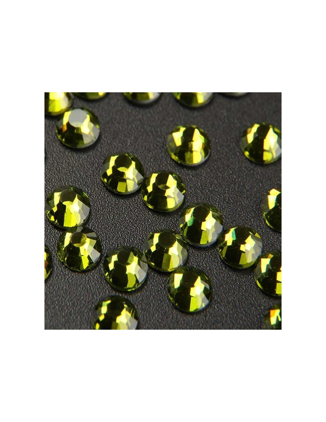Rhinestones Gt Crystal Hotfix ss 20 Olivine - 144 pcs - Hotfix Strass