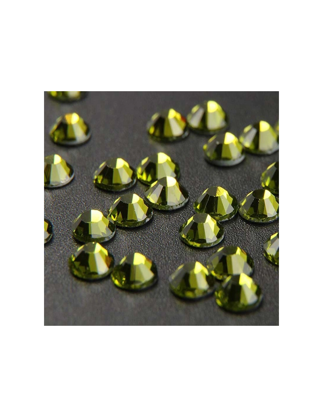 Rhinestones Gt Crystal Hotfix ss 20 Olivine - 144 pcs - Hotfix Strass