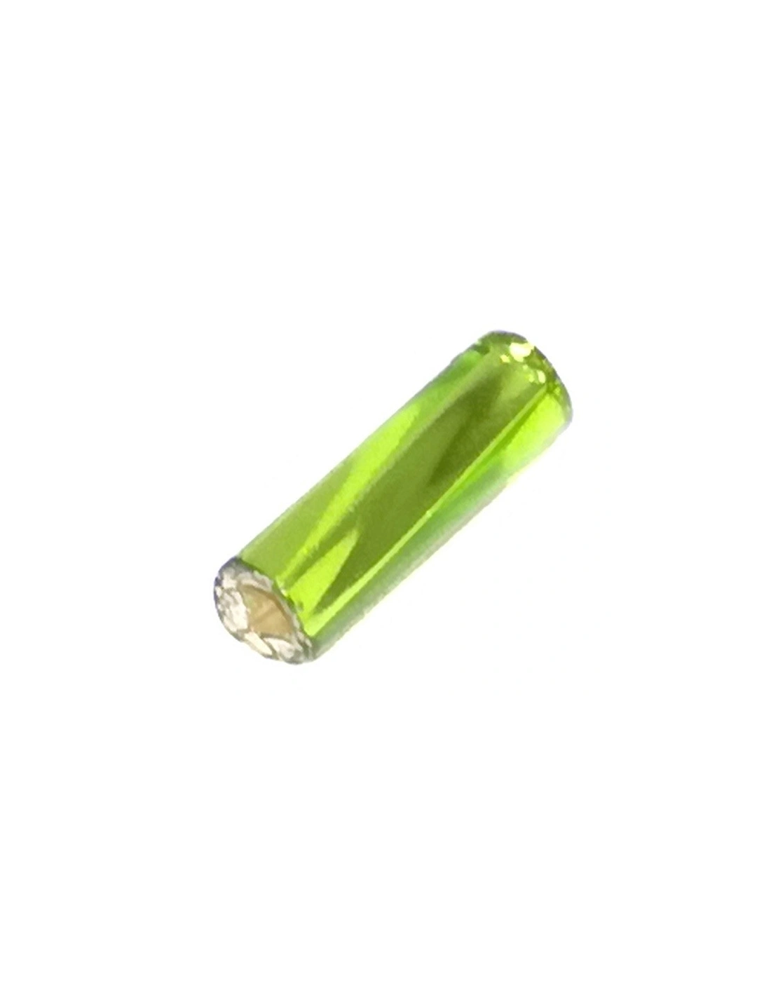 Cannetta Preciosa Attorcigliata 3" (mm 6,7) Peridot- Argento - 100GR - Corallini e canottiglie