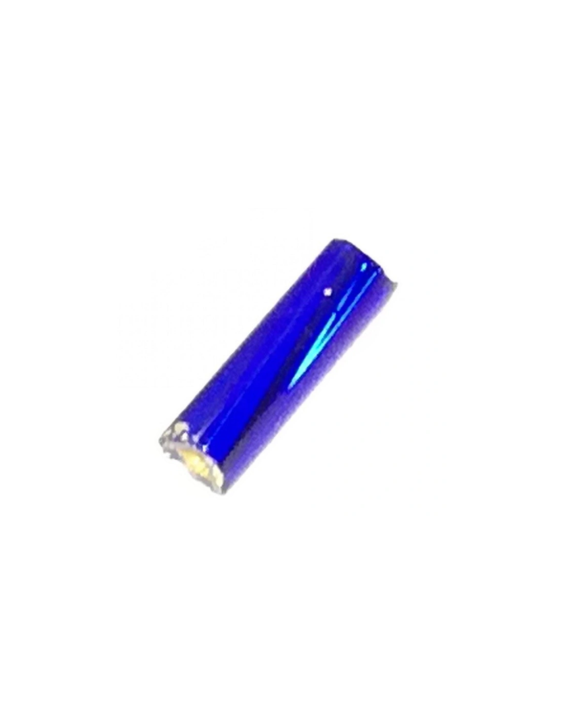 Bugle Preciosa Twisted 3" (mm 6,7) Sapphire-Silver - 100GR - Rocailles and bugles