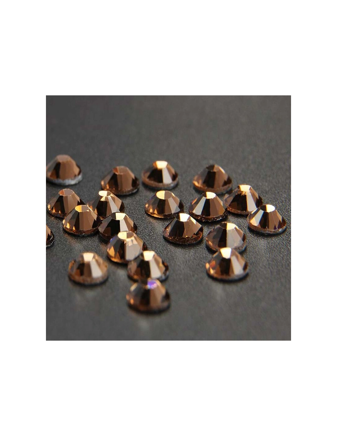 Rhinestones Gt Crystal Hotfix ss 20  Smoke Topaz - 144 pcs - Hotfix Strass