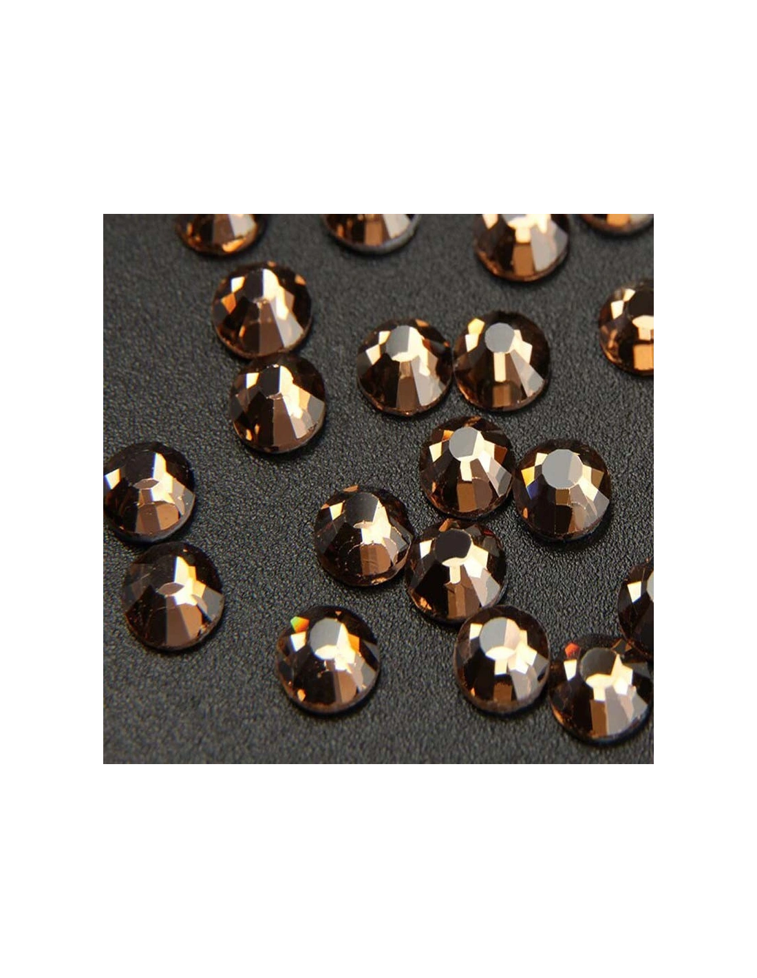 Rhinestones Gt Crystal Hotfix ss 20  Smoke Topaz - 144 pcs - Hotfix Strass