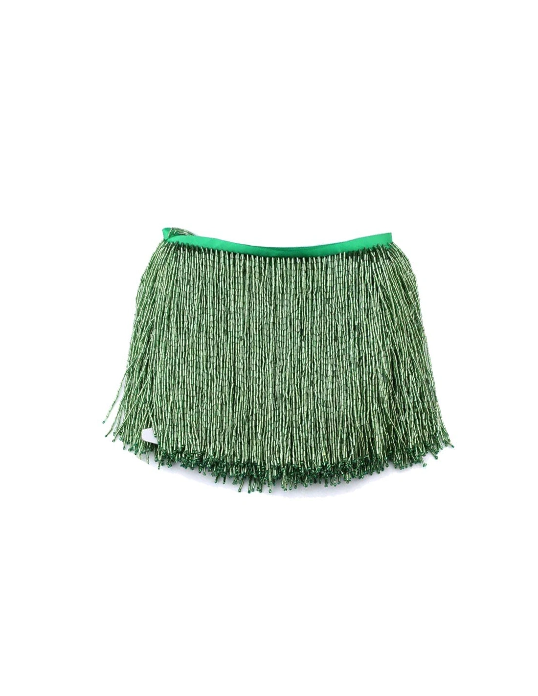 Fringes sewing bugles Emerald Pack - 1MT. - Fringes and Feathers