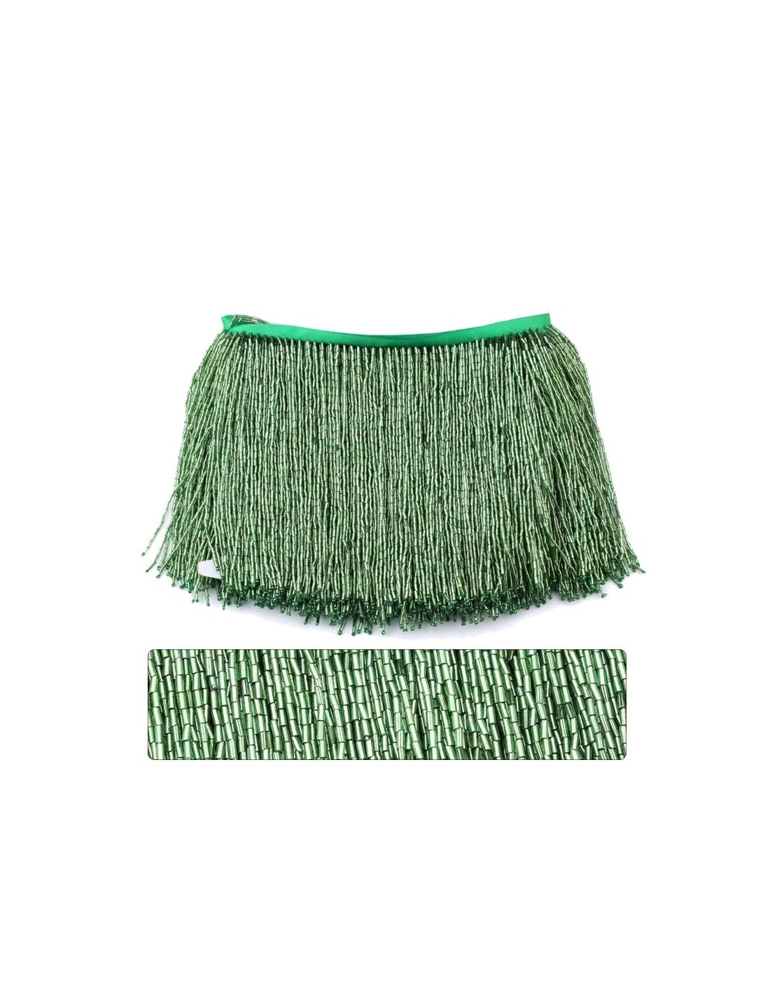 Frange da cucire a Cannette Emerald pacco - 1MT.