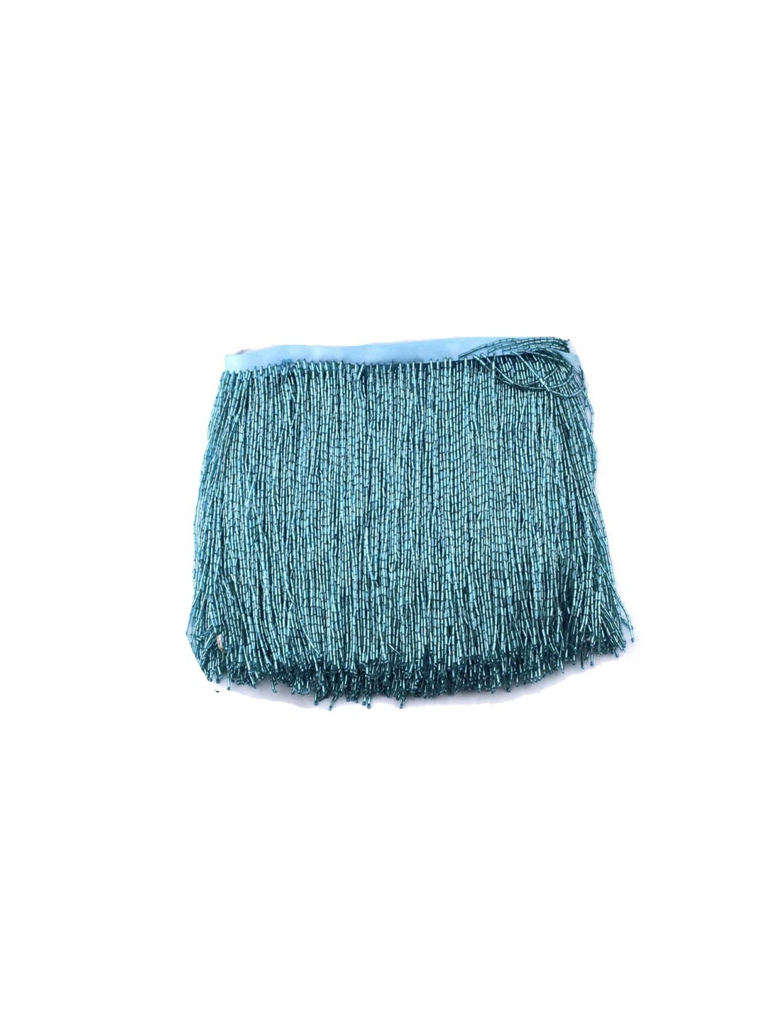 Fringes sewing bugles Indicolite Pack - 1MT. - Fringes and Feathers