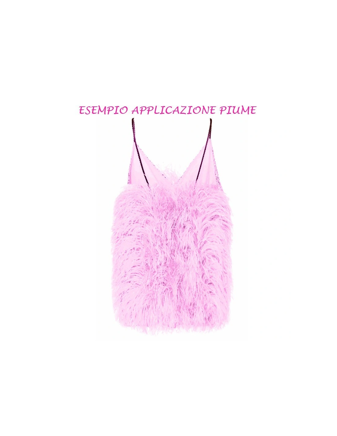 Fringe Sewing Rose Ostrich Feathers  Pack - 1MT. - Fringes and Feathers