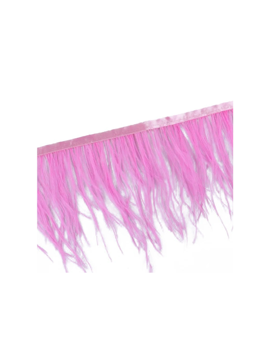Fringe Sewing Rose Ostrich Feathers  Pack - 1MT. - Fringes and Feathers