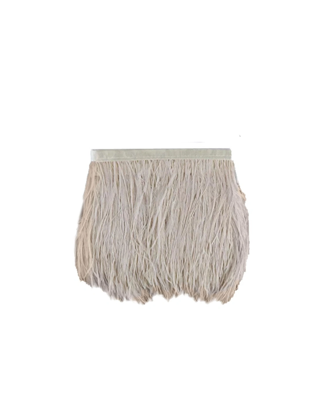 Fringe Sewing Turtledove Ostrich Feathers  Pack - 1MT. - Fringes and Feathers