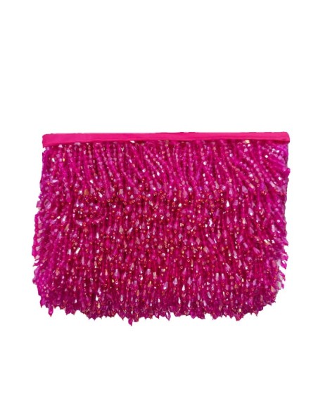 Fringe sewing Bicone Fuchsia AB pack - 1 MT.