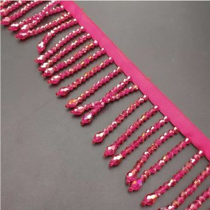 Frange da cucire a Biconi Fuchsia AB pacco - 1 MT. 2
