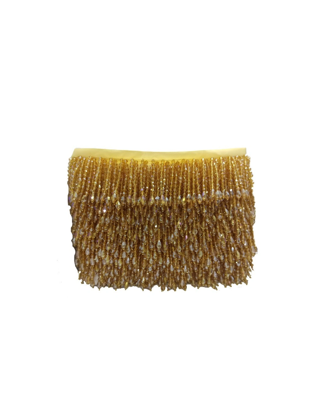 Fringe sewing Bicone Lt. Col. Topaz AB pack - 1 MT.