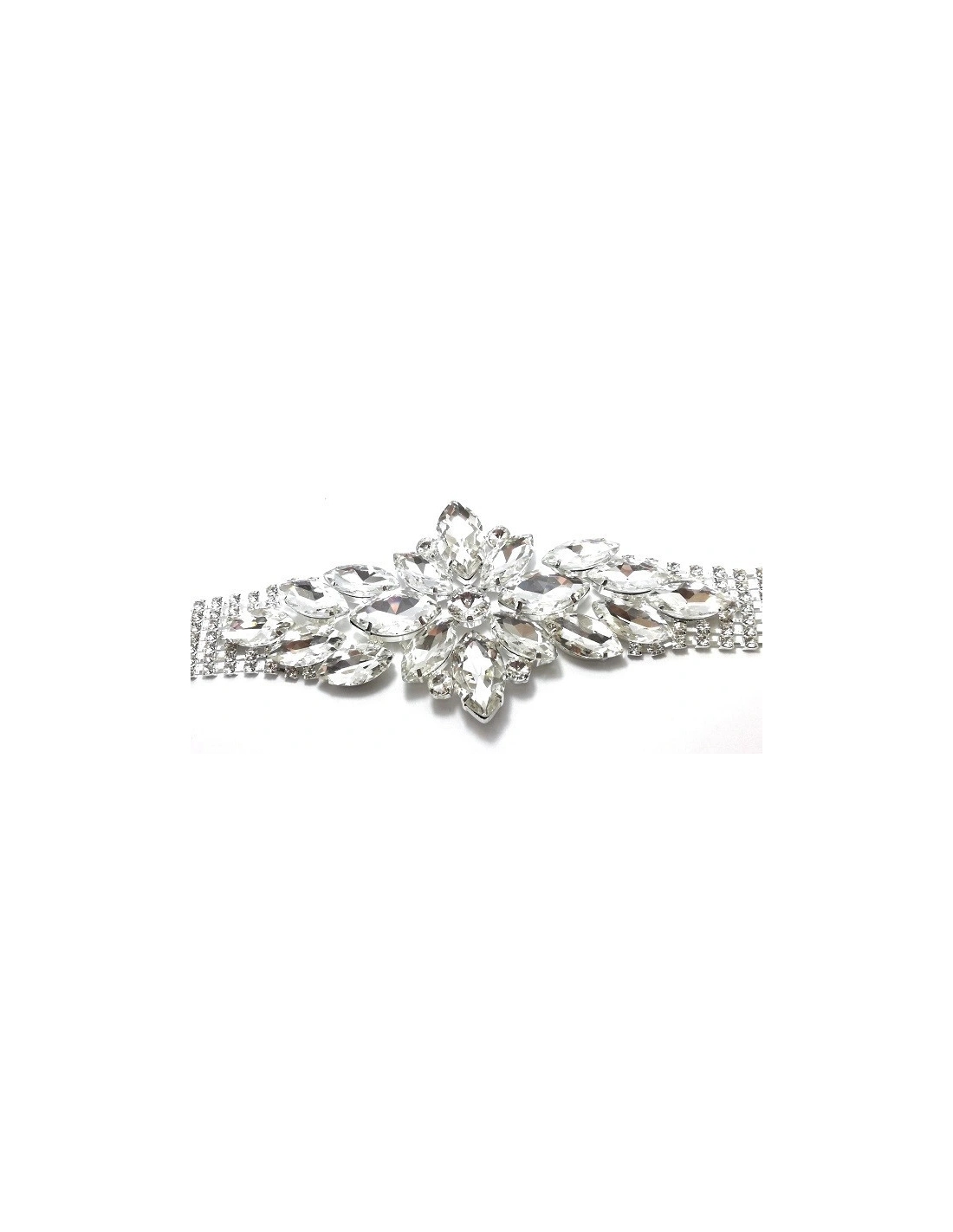 Application Strass Crystal-Stones-Silver - 1PC - DECORATIONS FOR CLOTHES