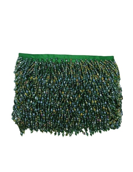 Fringe sewing Bicone Emerald AB pack - 1 MT.