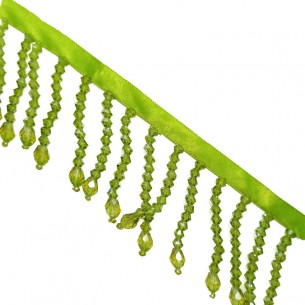 Frange da cucire a Biconi Peridot AB pacco - 1 MT. 2