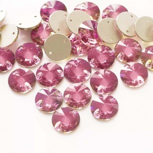 Pietra Tondo mm 14 Light Rose - 1PZ 2