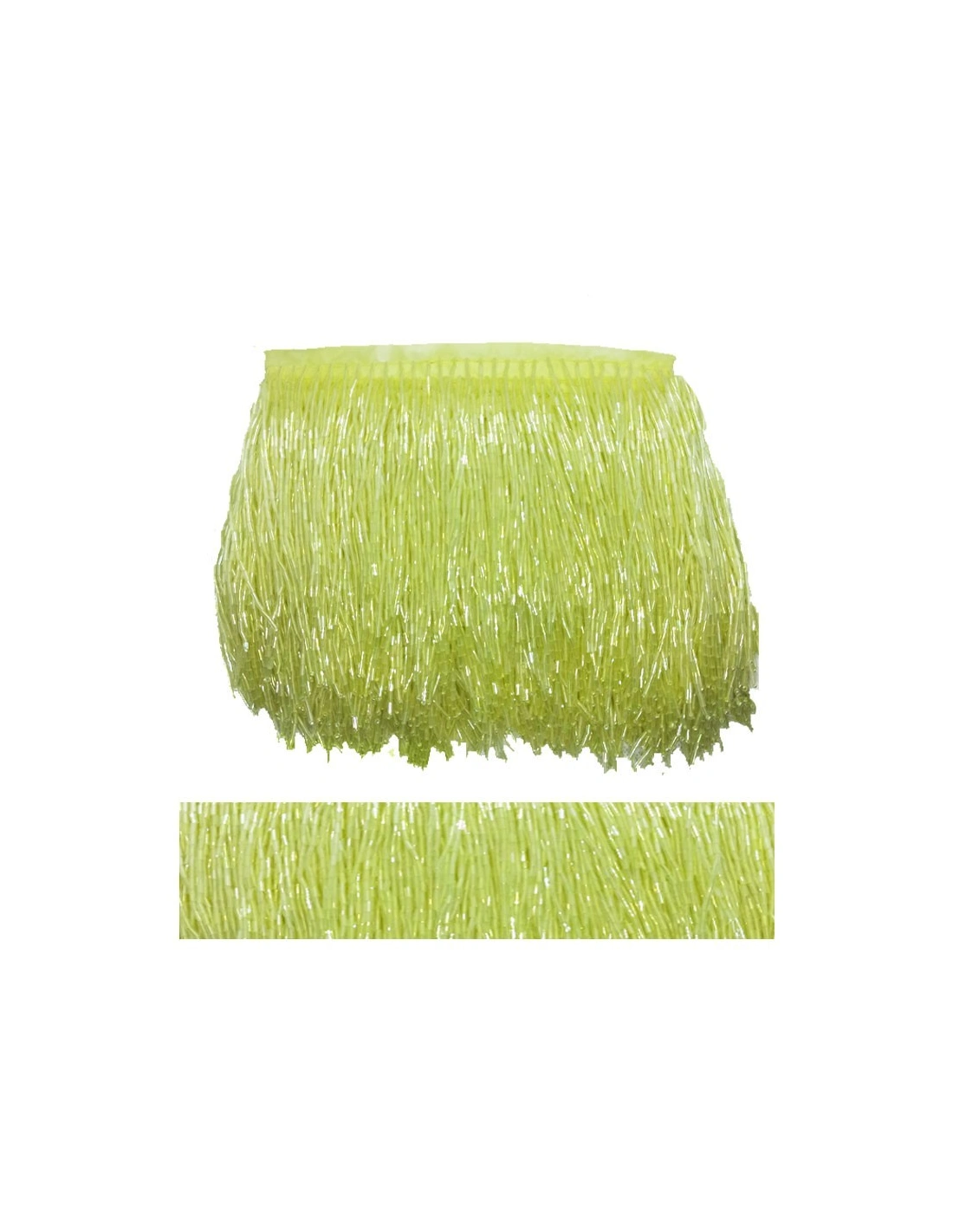 Frange da cucire a Cannette Hyacinth pacco - 1MT. - Frange e Piume