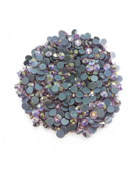 Rhinestones Stars Hotfix termoadesivi ss 20 Lt. Rose AB - 1440 pcs