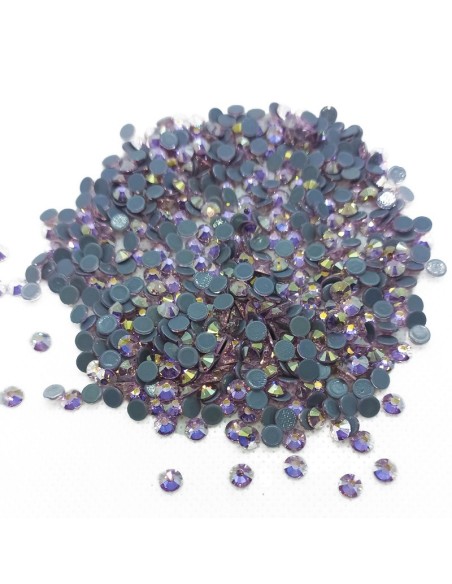 Rhinestones Stars Hotfix termoadesivi ss 20 Lt. Rose AB - 1440 pcs