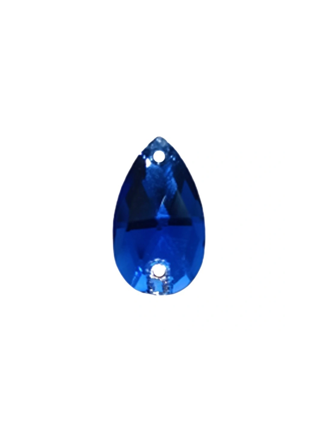 Stone Drop mm 18x10,5 Capri Blu - 1PC - Stone to be sewn all crystal