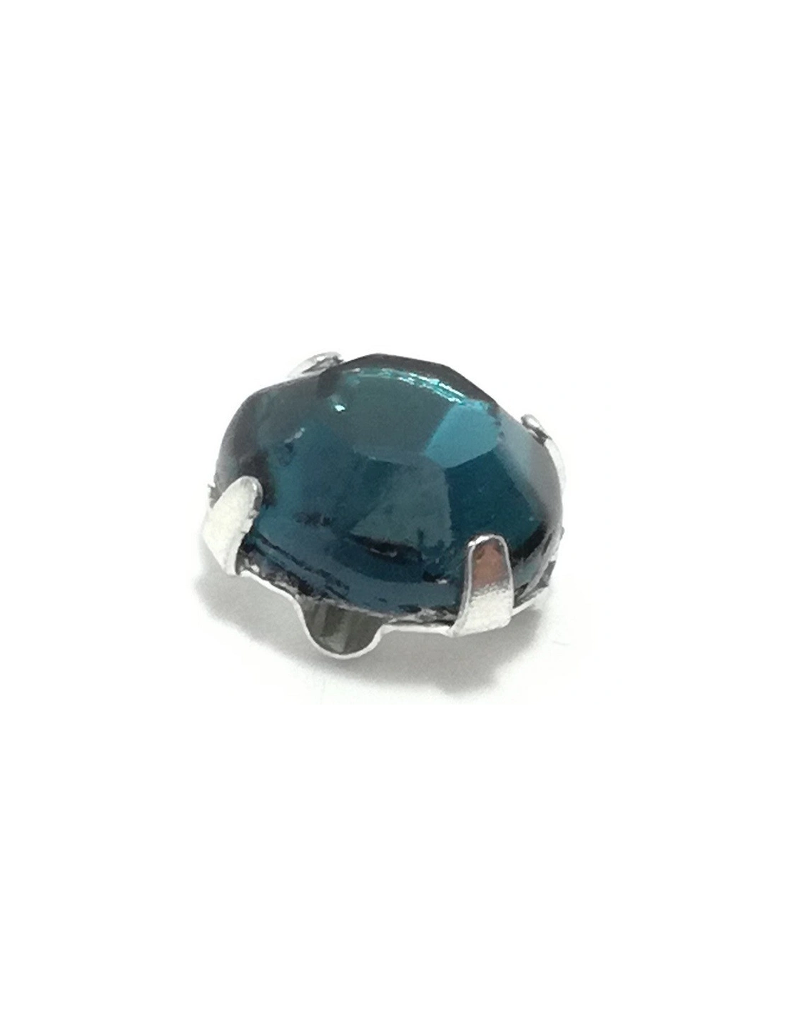 Rosetta GT Crystal ss 12 (mm 3,2) Montana-Silver - 48PZ - Pietre da cucire con castone