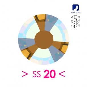 Rhinestones Hotfix Strass GT Crystal Termoadesivo ss 20 Topaz AB - 144PZ 2