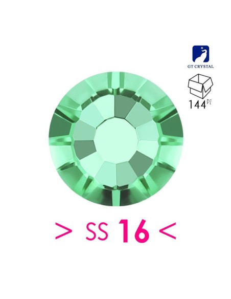 Rhinestones Strass GT Crystal Termoadesivo ss 16  Peridot - 144PZ Hotfix