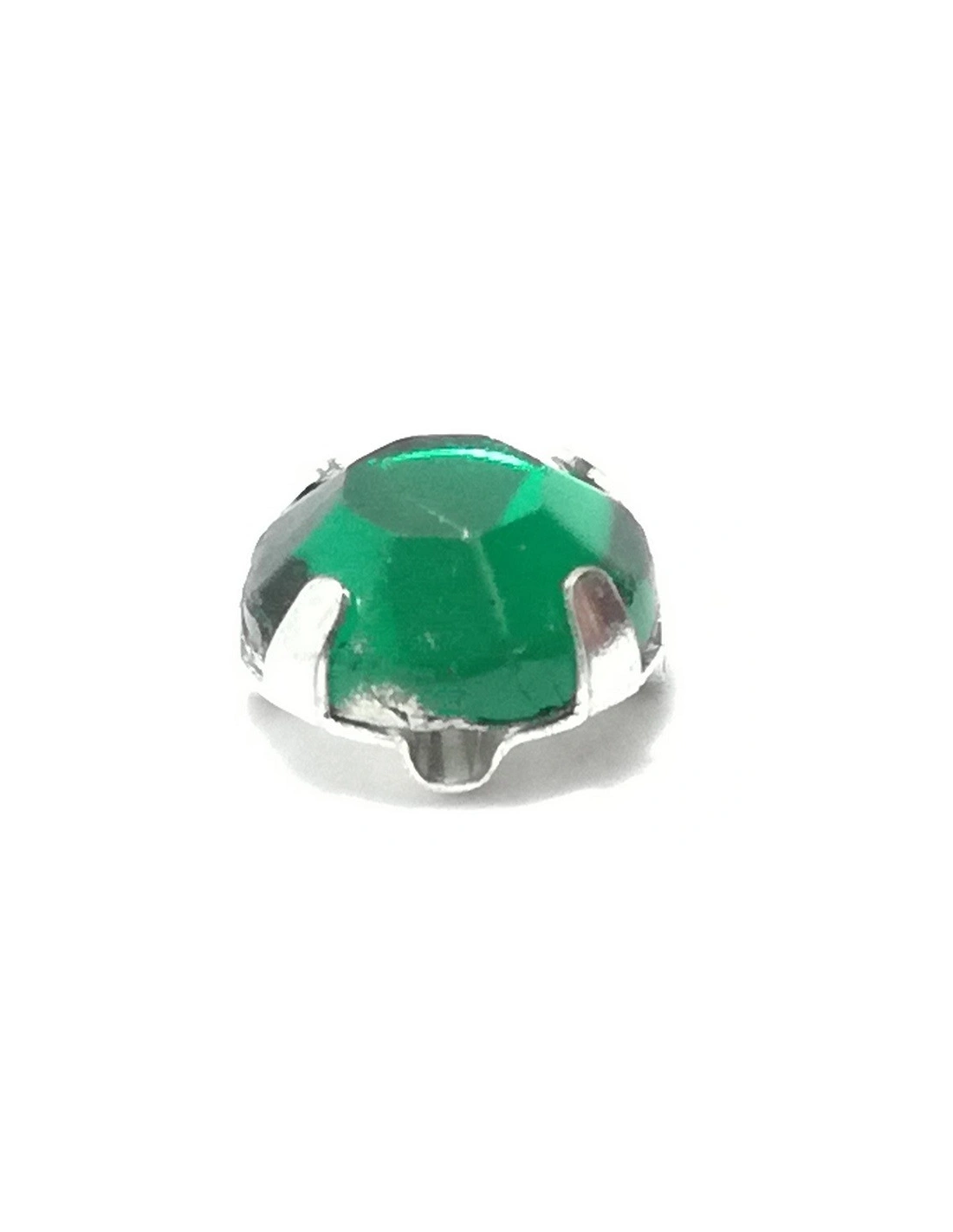 Roses GT Crystal ss 20 (mm 4,8) Emerald-Silver - 48PCS - Stones to be sewn with setting