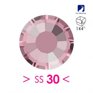 strass termoadesivi gt crystal ss 30 light rose rhinestones hotfix 6,50mm 2