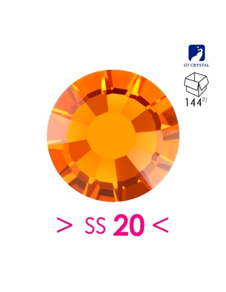 Strass GT Crystal Termoadesivo ss 20 Sun - 144PZ Rhinestones Hotfix