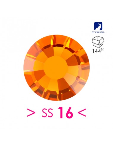 Rhinestones Strass GT Crystal Termoadesivo Hotfix ss 16  Sun - 144PZ Rhinestones Strass GT Crystal Termoadesivo Hotfix ss 16  Sun - 144PZ