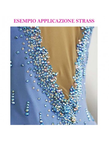 esempio applicazione Strass GT Crystal Termoadesivo ss 20  Capri blu - 144PZ  Rhinestones Hotfix esempio applicazione Strass GT Crystal Termoadesivo ss 20  Capri blu - 144PZ  Rhinestones Hotfix