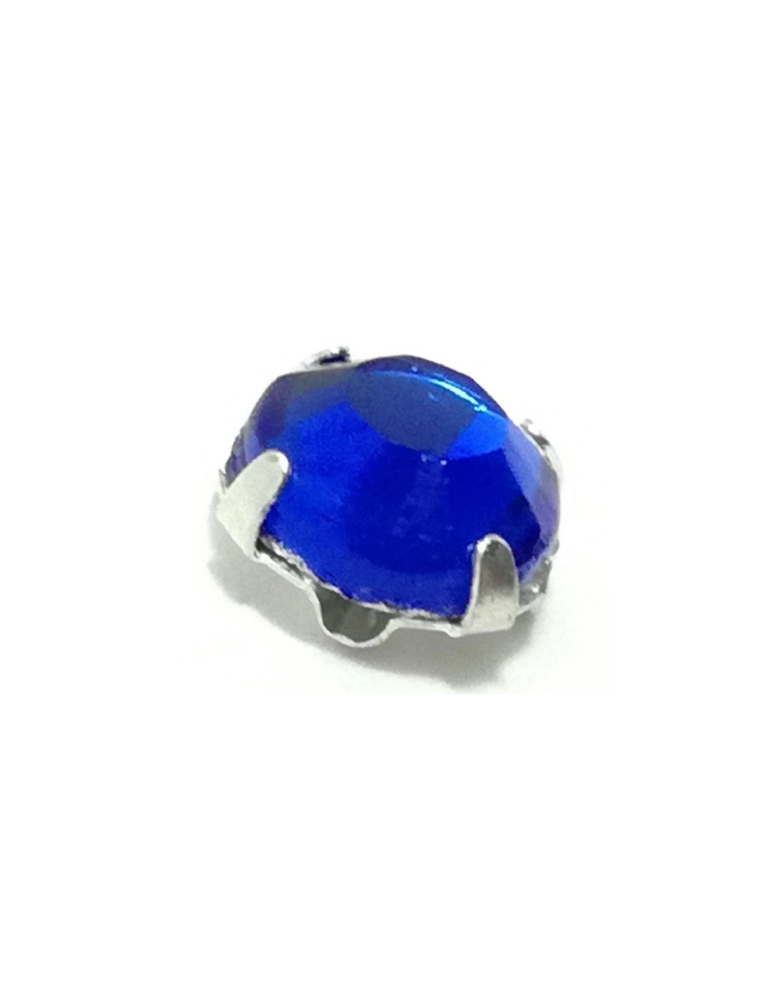 Roses GT Crystal ss 20 (mm 4,8)Sapphire-Silver - 48PCS - Stones to be sewn with setting