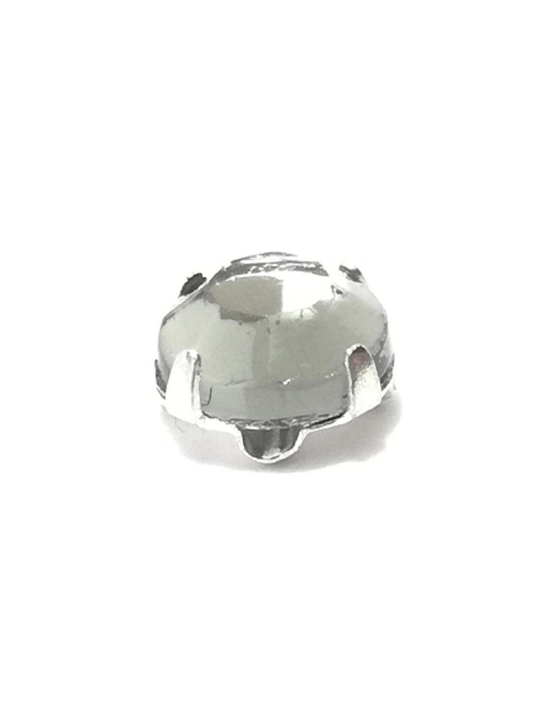 Roses GT Crystal ss 30 (mm 6,5)  Black Diamond-Silver - 24PCS - Stones to be sewn with setting
