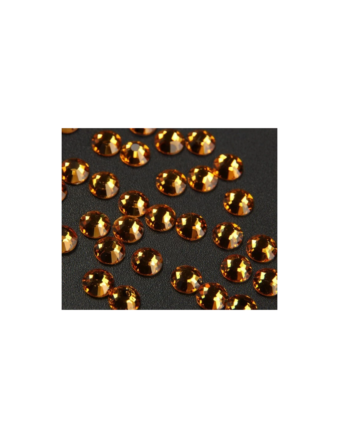 Rhinestones Strass GT Crystal Termoadesivo ss 16 Topaz - 144PZ Hotfix