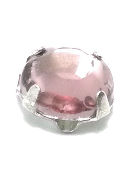 Rosetta GT Crystal ss 30 (mm 6,5) Lt. Amethyst-Silver - 24PZ - Pietre da cucire con castone