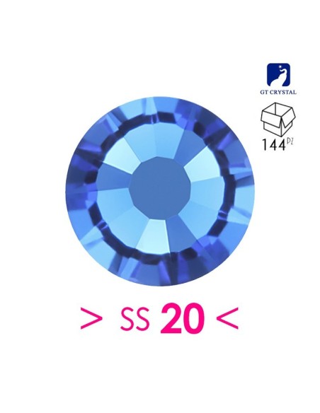 Rhinestones Gt Crystal Hotfix ss 20  Lt. Sapphire - 144pcs - Hotfix Strass
