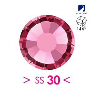 Strass Rhinestones GT Crystal Termoadesivi Hotfix ss 30 Rose - 144PZ 2