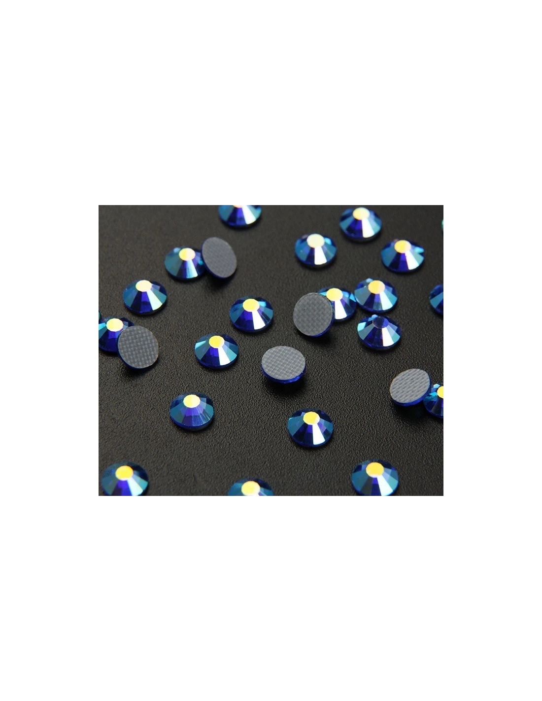 Strass Rhinestones GT Crystal Termoadesivi Hotfix ss 20  Sapphire AB - 144PZ