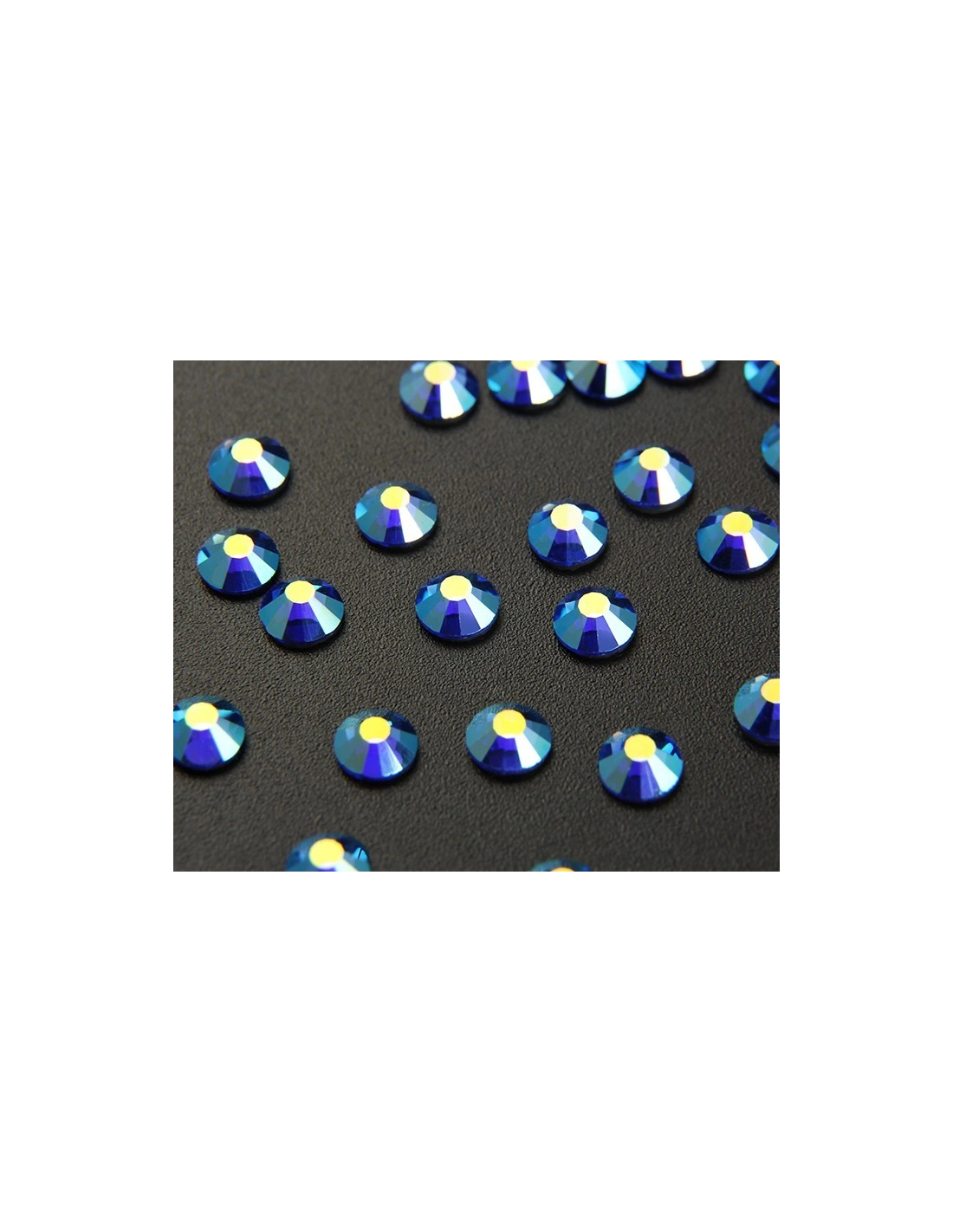 Rhinestones Strass GT Crystal Termoadesivo Hotfix ss 16  Sapphire ab - 144PZ