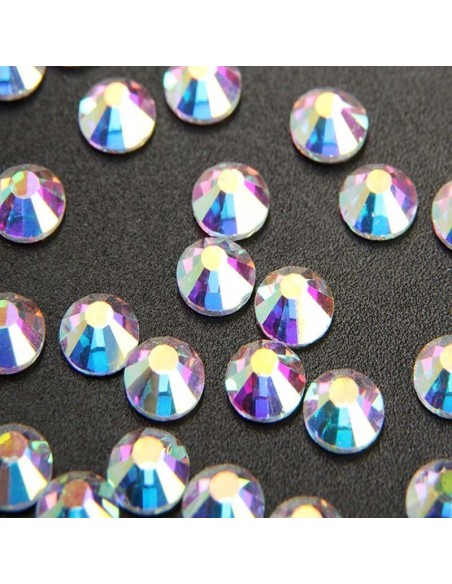 Rhinestones GT Crystal Hotfix ss 8 Crystal AB - 144pcs - Hotfix Strass