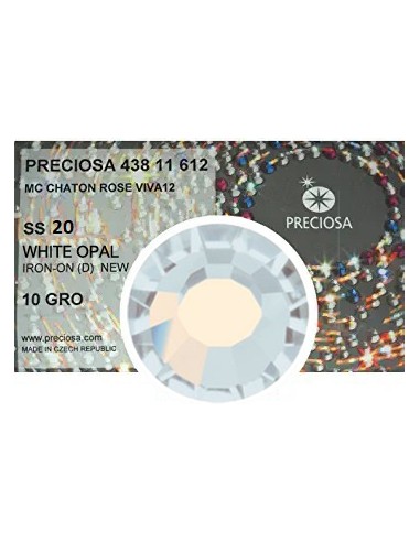 Preciosa Strass  Termoadesivi ss 20 White Opal - 1440 pz