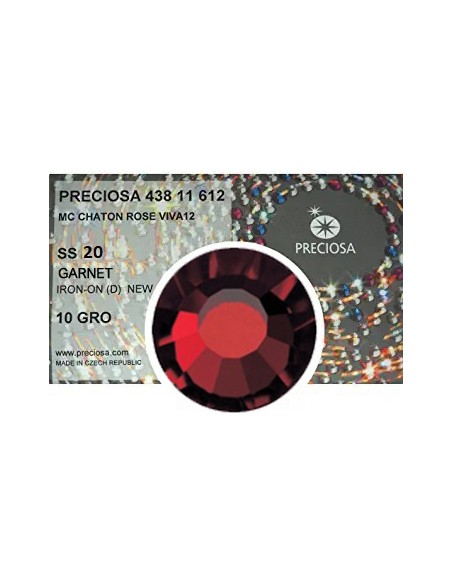 Preciosa Rhinestones Hotfix ss 20 Garnet - 1440 pcs Preciosa Rhinestones Hotfix ss 20 Garnet - 1440 pcs