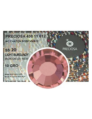 Preciosa Rhinestones Hotfix ss 20 Light Burgundy - 1440 pcs